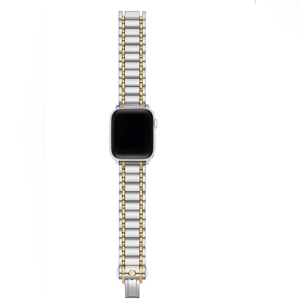 Tory Burch Gold and Silver Smartwatch Band